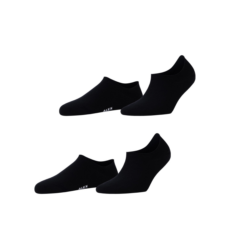 Կանացի միագույն կարճ գուլպա 2 զույգ